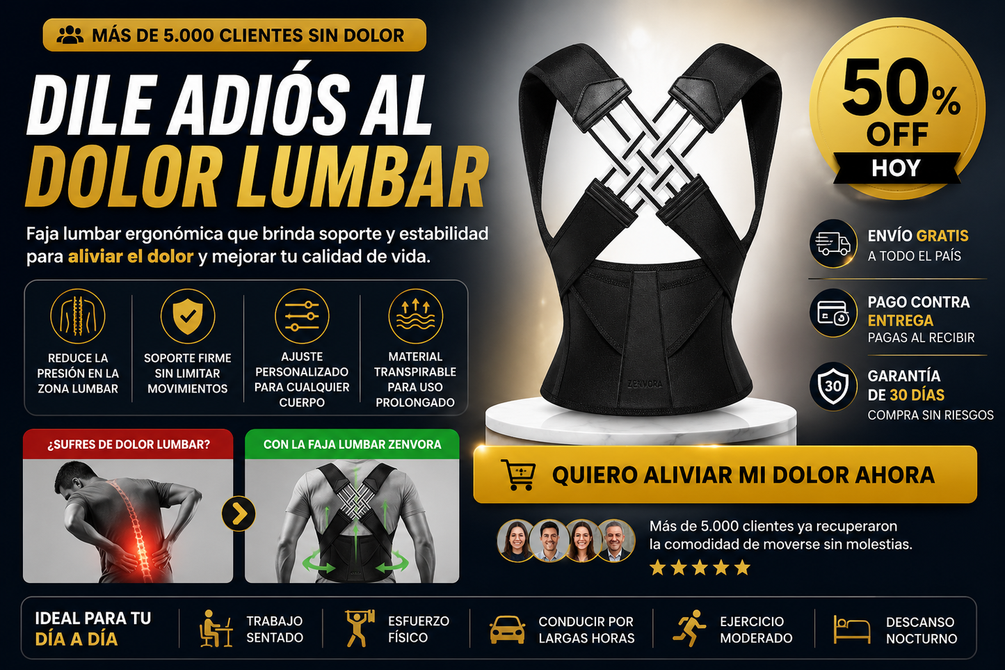 Tu espalda no debería ser el centro de tu día